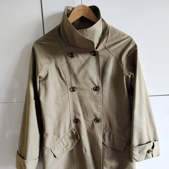 Vintage Short Double Breasted Trench - Camel - Picture 2 of 12